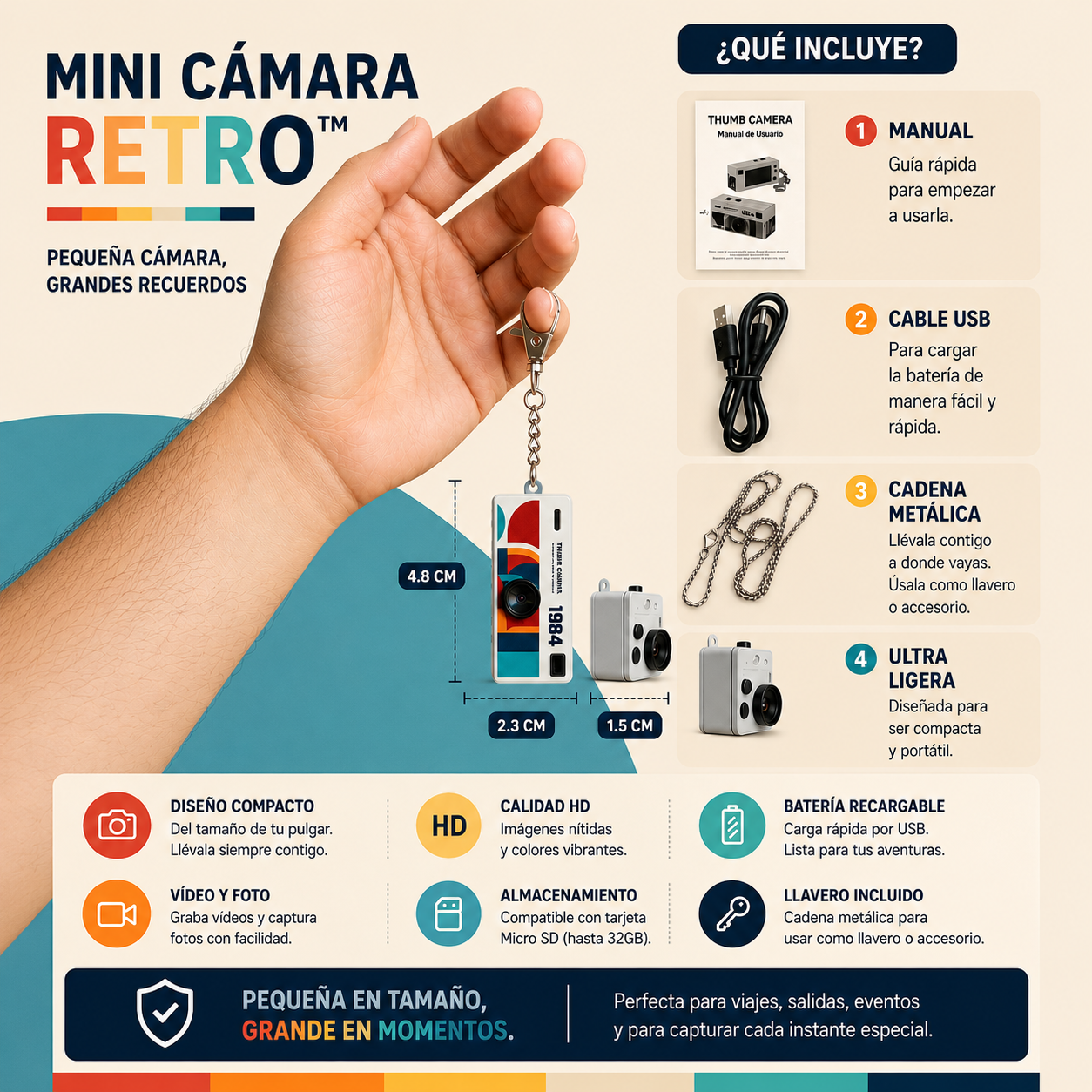 Mini Camera Retro- LUMA™